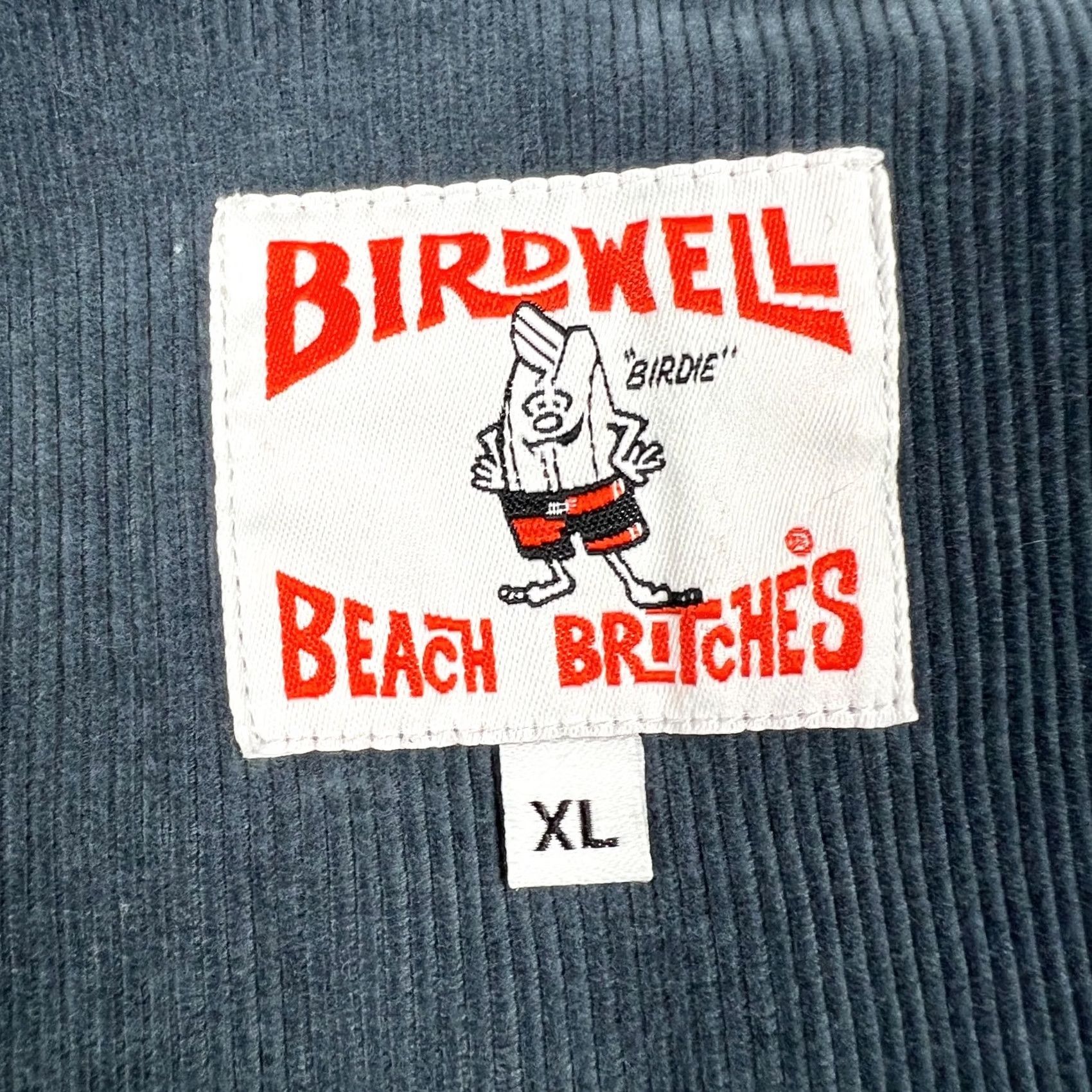 Vintage Birdwell Beach Britches Corduroy Jacket Hooded Snap Button XL Blue Mens Size US XL / EU 56 / 4 - 4 Thumbnail