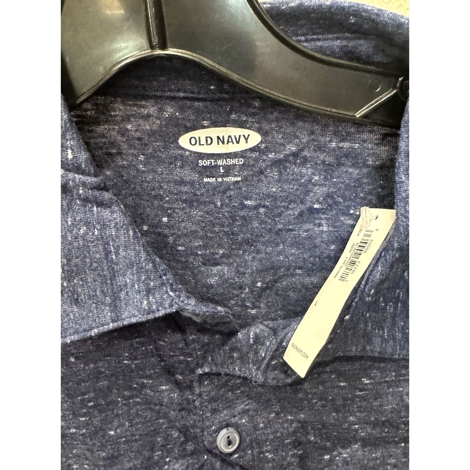 Old Navy Old Navy POLO SHIRT L Blue Pattern NWT Mens Large Size US L / EU 52-54 / 3 - 4 Thumbnail