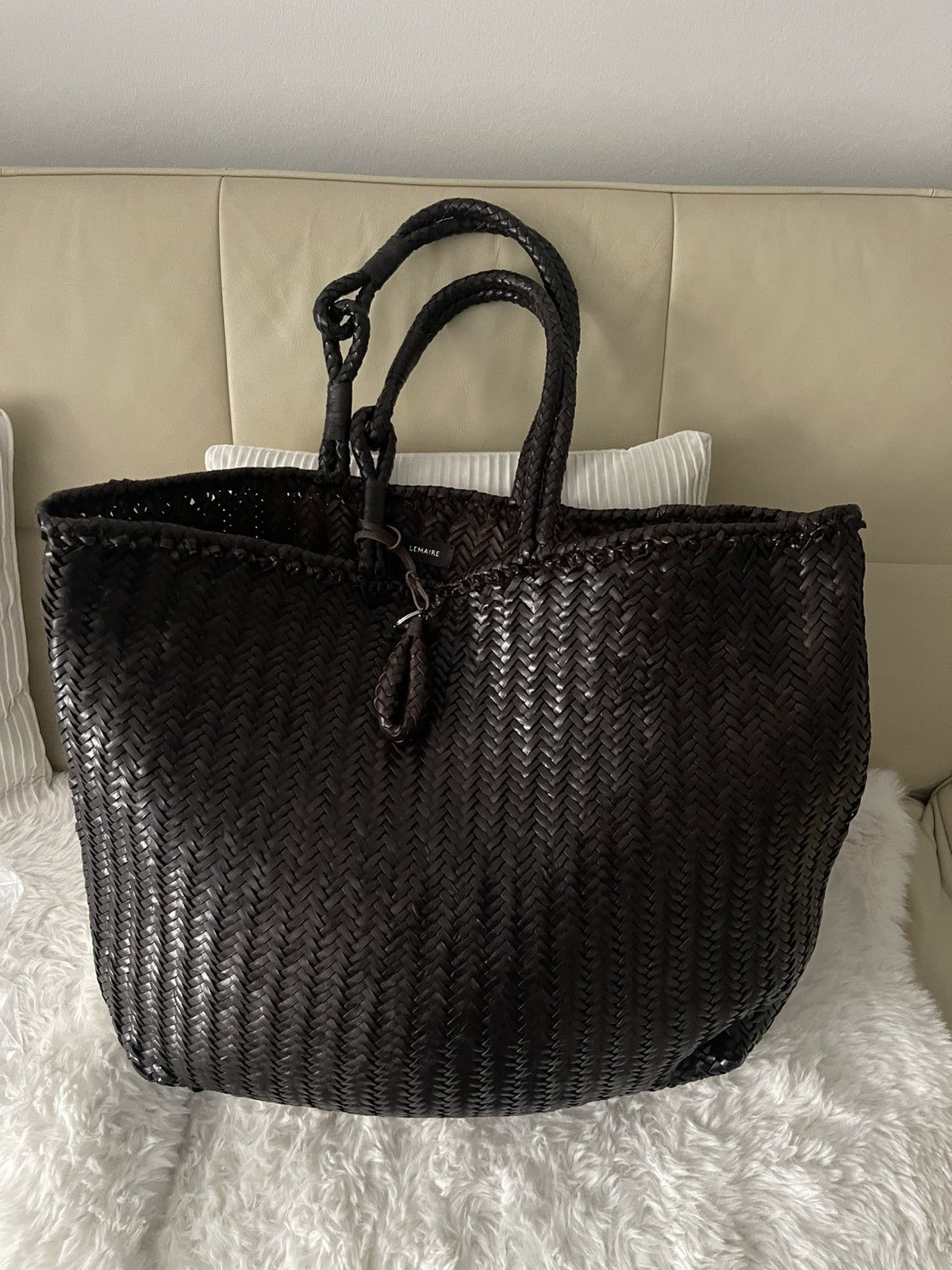 Lemaire Extra Large Chevron Tote Size ONE SIZE - 2 Thumbnail