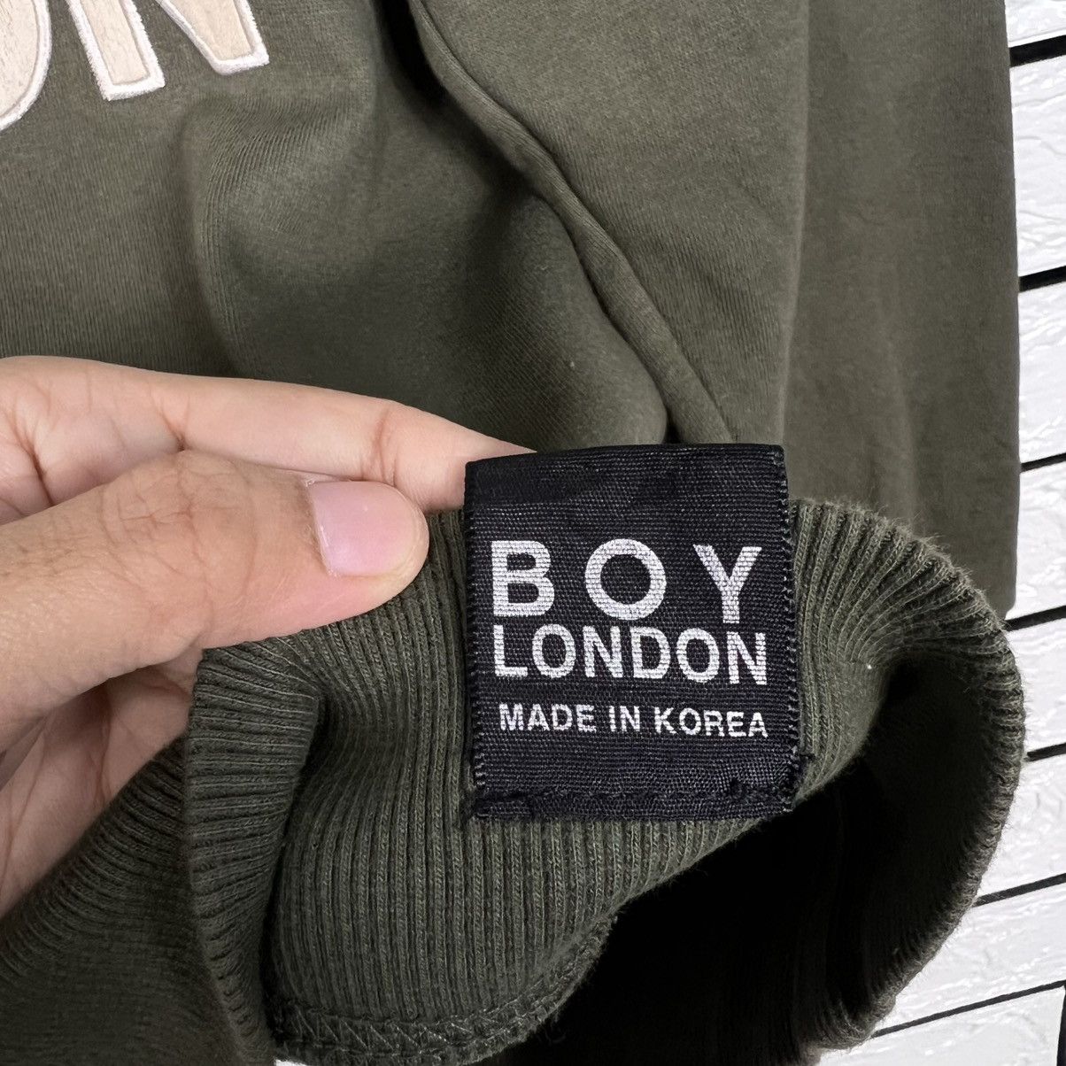 Boy London BOY LONDON Big Logo Khaki Crewneck Sweatshirt #4007-C182 Size US L / EU 52-54 / 3 - 9 Thumbnail
