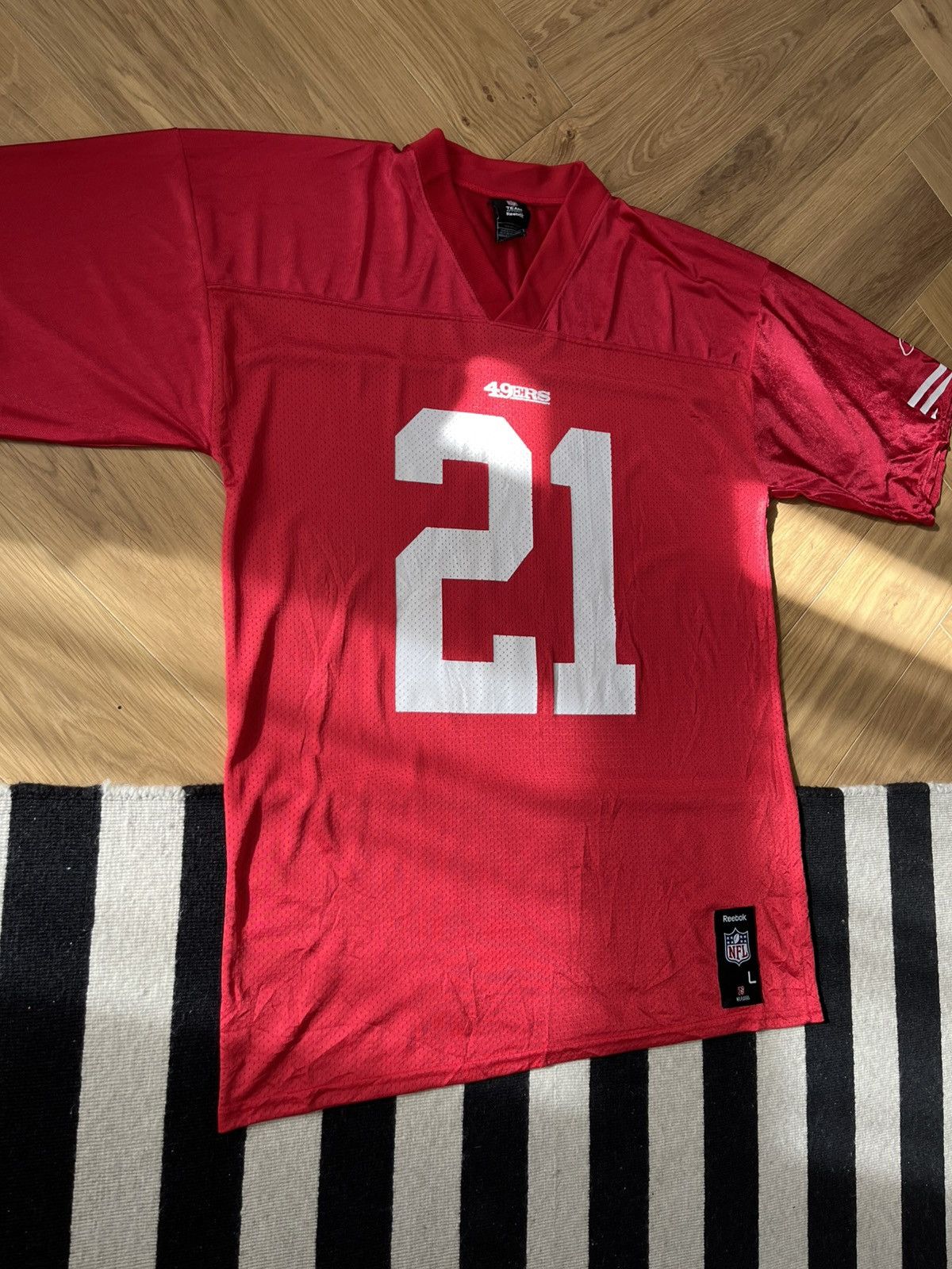 Reebok San Francisco 49ers #21 Frank Gore NFL Jersey L 🏈 Size US L / EU 52-54 / 3 - 2 Thumbnail