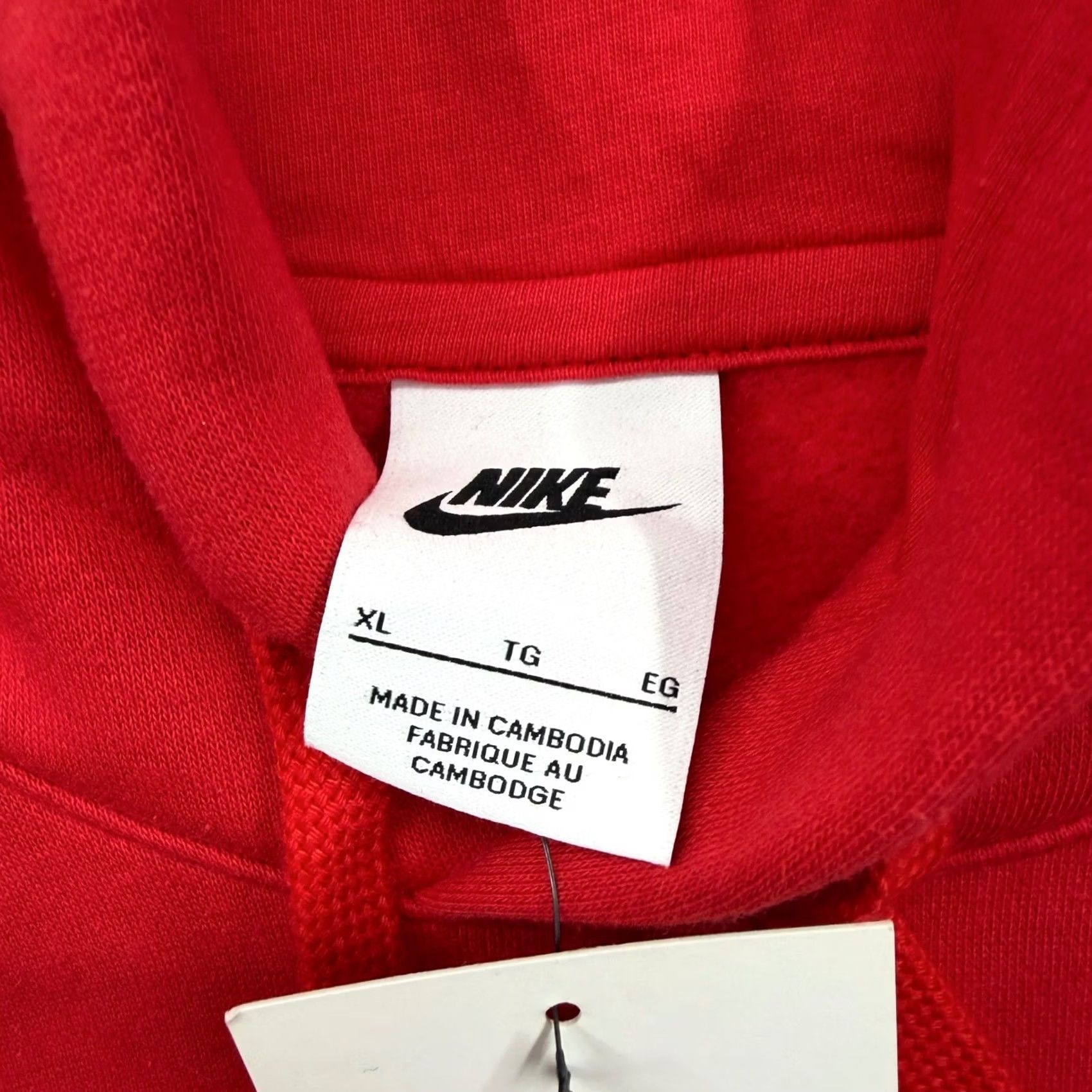 Nike NIKE Mens Red Canandaigua Basketball Hoodie Sweatshirt XL CJ1611-657 Size US XL / EU 56 / 4 - 3 Thumbnail