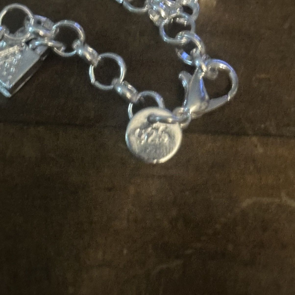 Other 925 silver rhinestone charm bracelet Size ONE SIZE - 4 Thumbnail