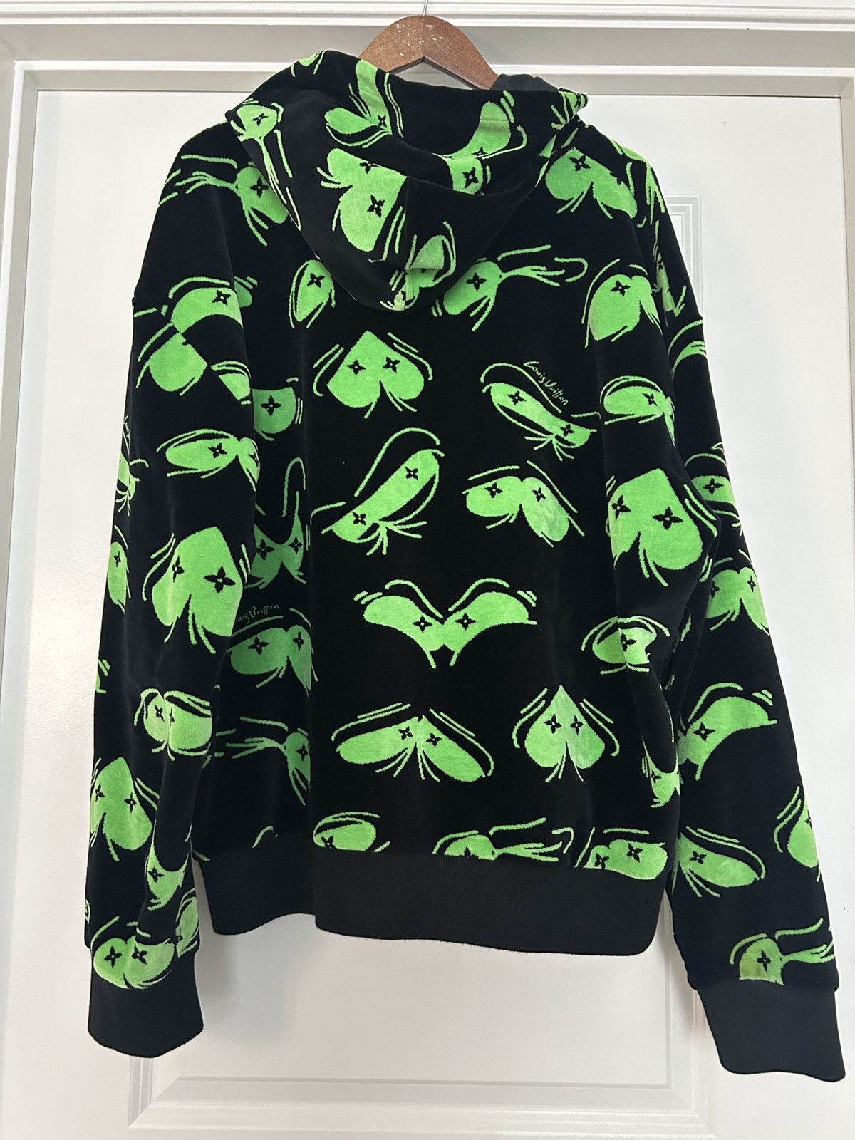 Louis Vuitton Louis vuitton eyes graphic jacquard hoodie black green Size US XXL / EU 58 / 5 - 5 Thumbnail