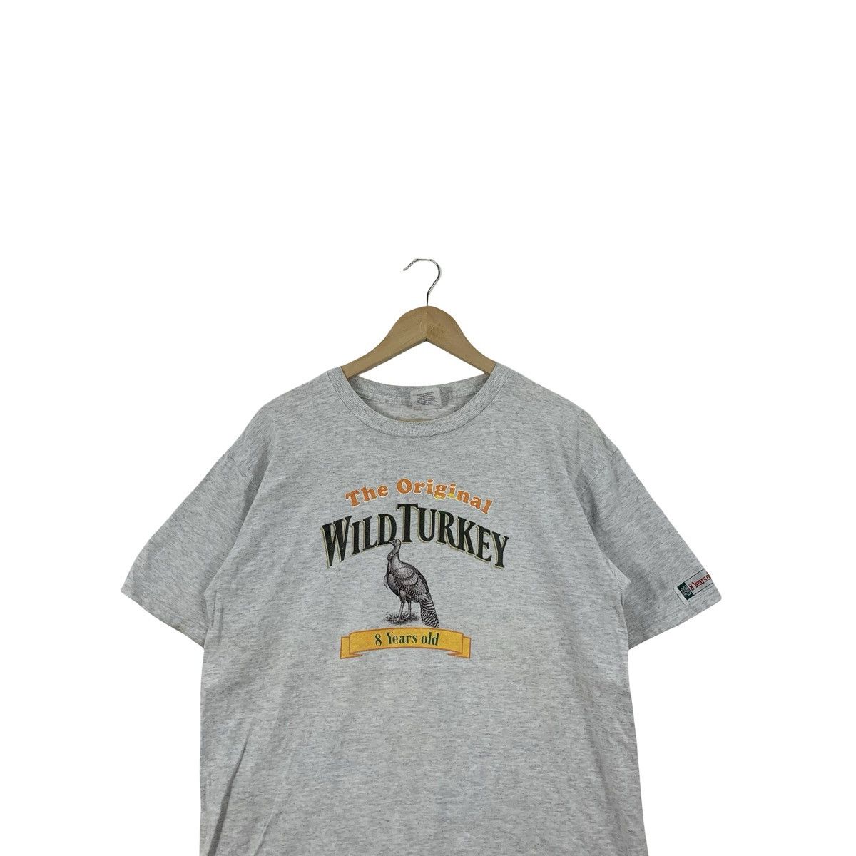 Vintage Vintage WILD TURKEY 8 Years Old Bourbon Promotion Tee Shirt Size US L / EU 52-54 / 3 - 2 Thumbnail