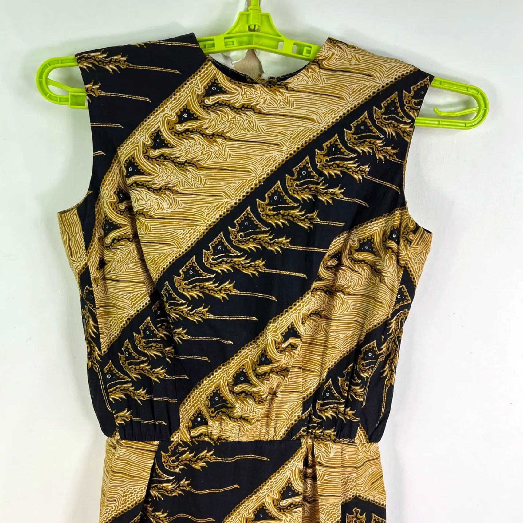 Vintage Vintage Wonems Dress Black And Gold M Size M / US 6-8 / IT 42-44 - 2 Thumbnail