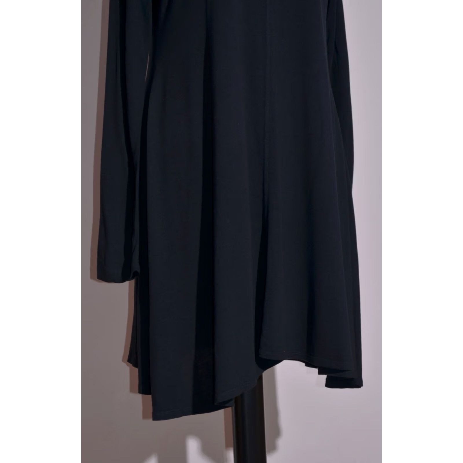 Vintage TOAST Black Asymmetric Tunic Dress Long Sleeve Flowy Minimalist Women UK14 Dress Mens? Size XL / US 12-14 / IT 48-50 - 3 Thumbnail