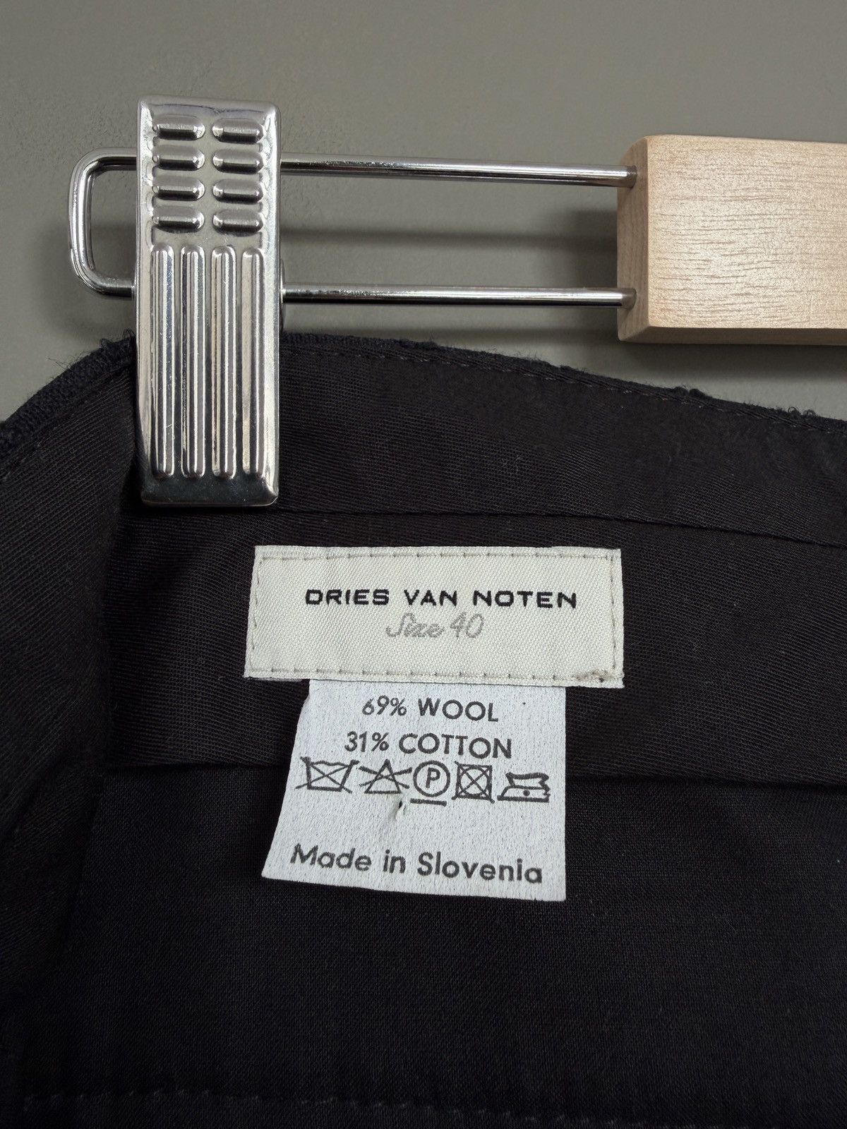 Dries Van Noten Dries Van Noten Textures Deep Blue/Red Classic Trousers Size 27" / US 4 / IT 40 - 2 Thumbnail