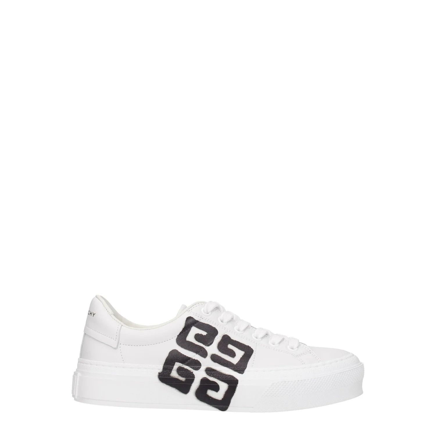 Givenchy o1srvl11e1224 Leather Low-Top Sneakers in White Size US 7 / IT 37 - 1 Thumbnail