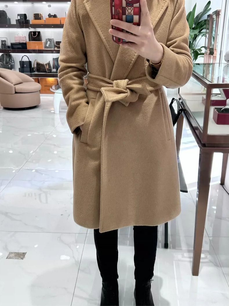 Max Mara Max Mara Mainline White Label Manuela Water Ripple Coat Size S / US 4 / IT 40 - 6 Thumbnail
