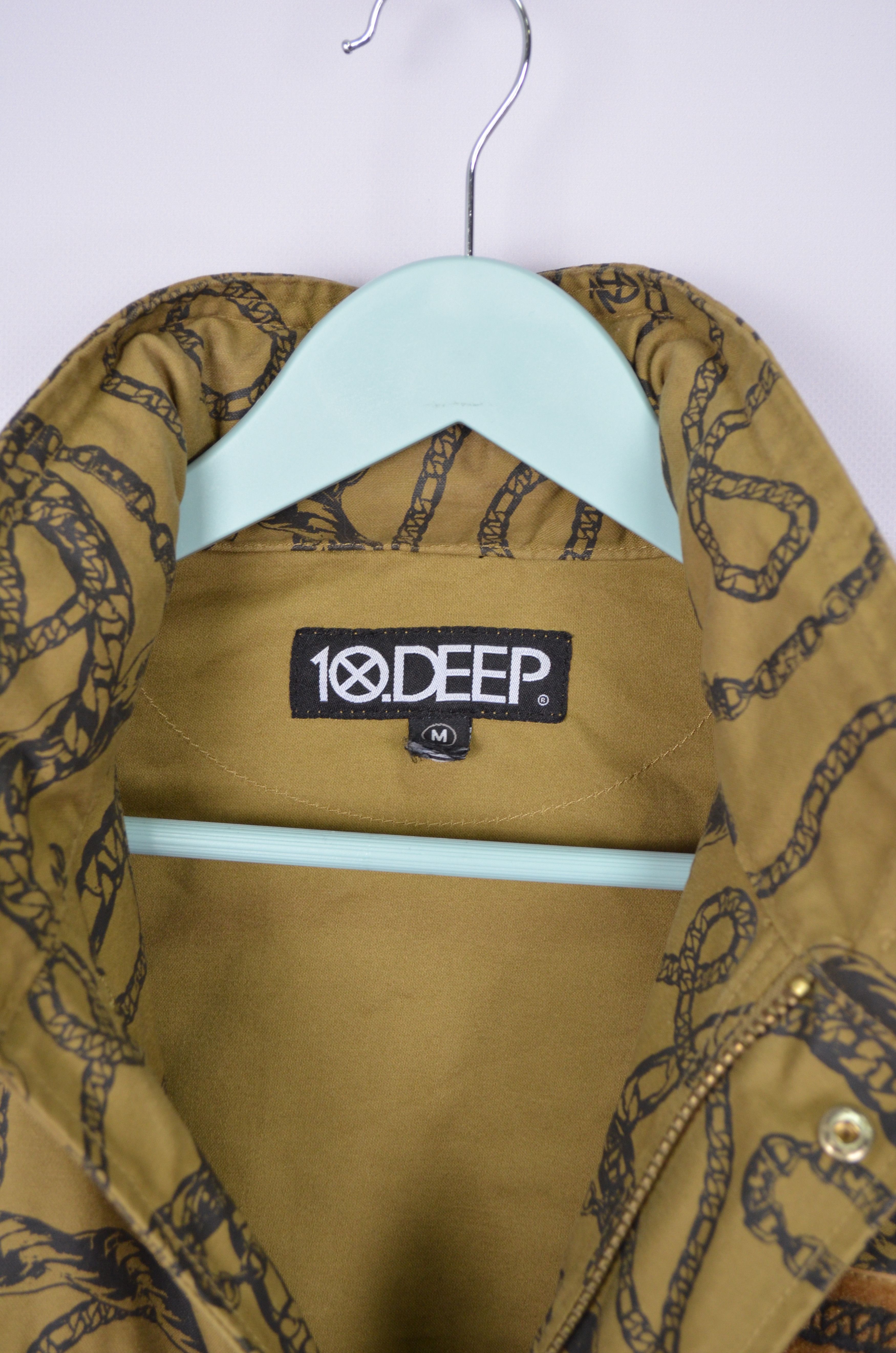 10 Deep × Designer Vintage 10.Deep Chain Gang Military Jacket w/ Zip Away Hood Size US M / EU 48-50 / 2 - 7 Thumbnail