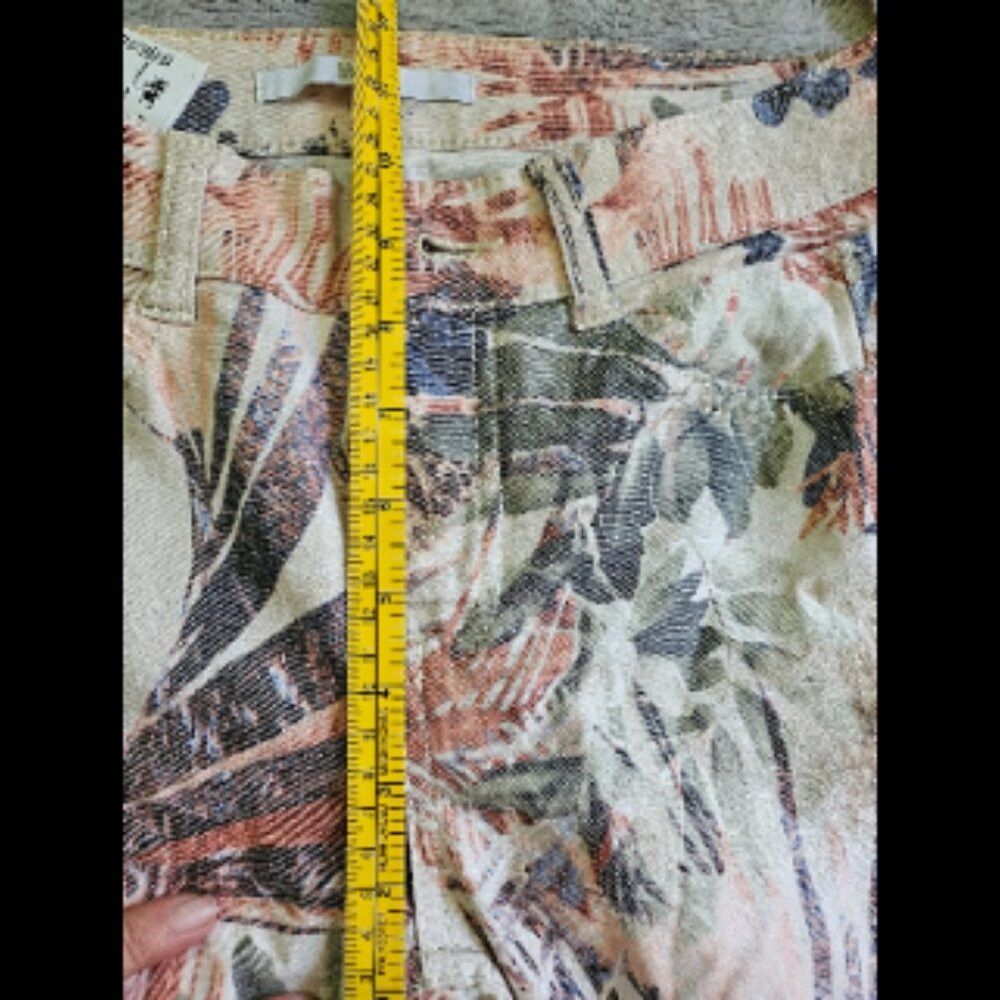 MAC Jeans MAC Jeans Floral Cream Denim Jeans Women 28 6 Medium Size 28" / US 6 / IT 42 - 5 Thumbnail
