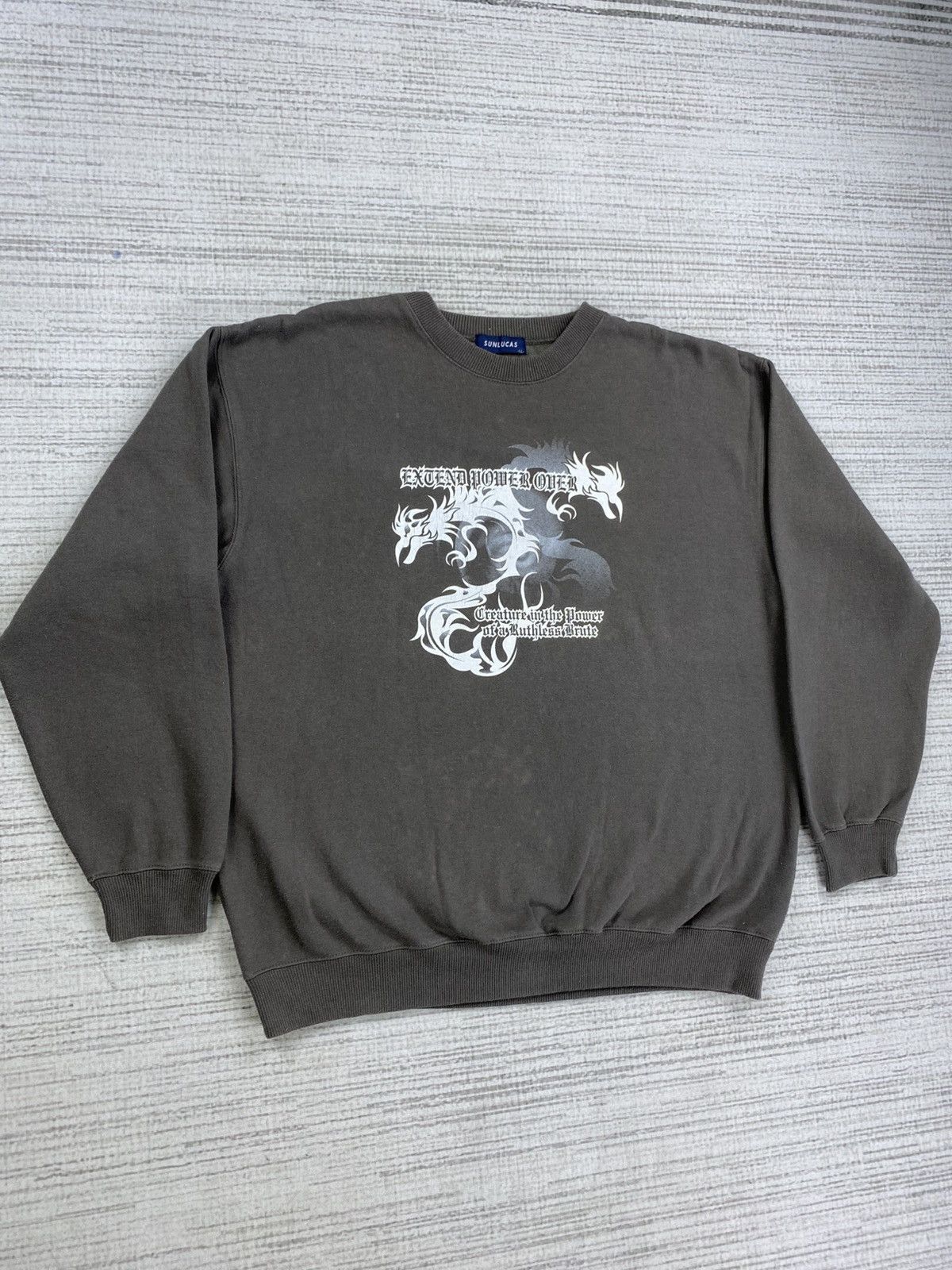 Dragonfly × Japanese Brand × Vintage Vintage Sunlucas Dragonfly Printed Sweatshirt Size US L / EU 52-54 / 3 - 3 Thumbnail
