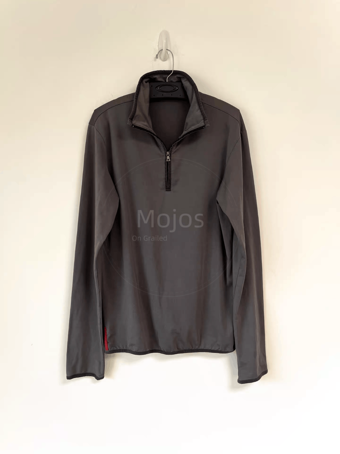 PRADA 00's archive ウール レザートリミングジャケット PRADA 極美品□PRADA プラダ UMC134 ウール ナイロン切替 ジップ