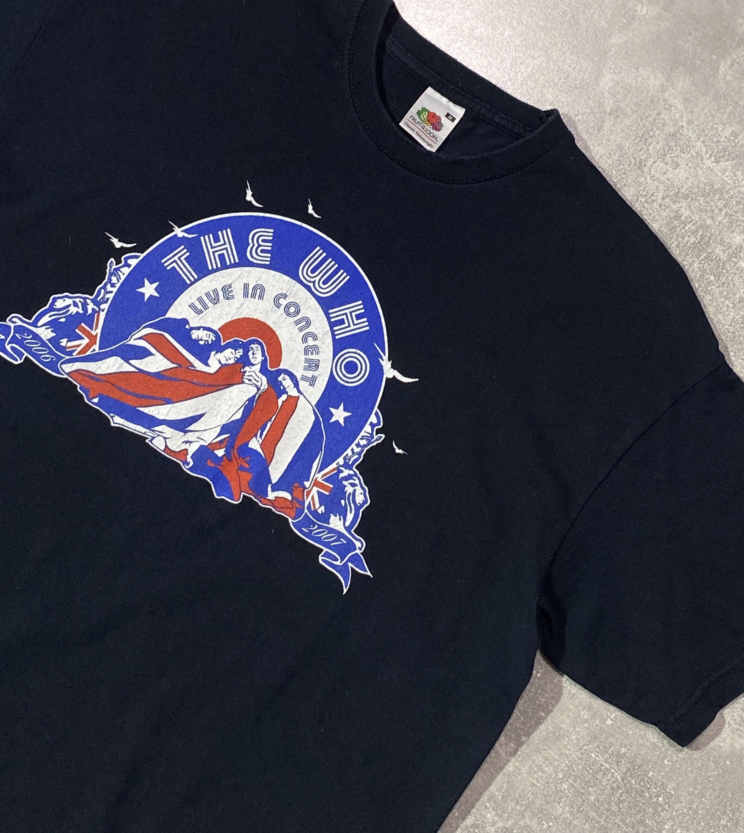 Band Tees Vintage 2006-2007 The Who Band Live in Concert Tour T-Shirt Size US M / EU 48-50 / 2 - 2 Thumbnail
