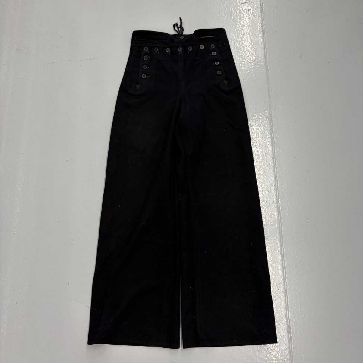 Other Vintage WW2 US Navy 13-Button Wool Sailor Pants 27x30 Size 27" / US 4 / IT 40 - 1 Thumbnail