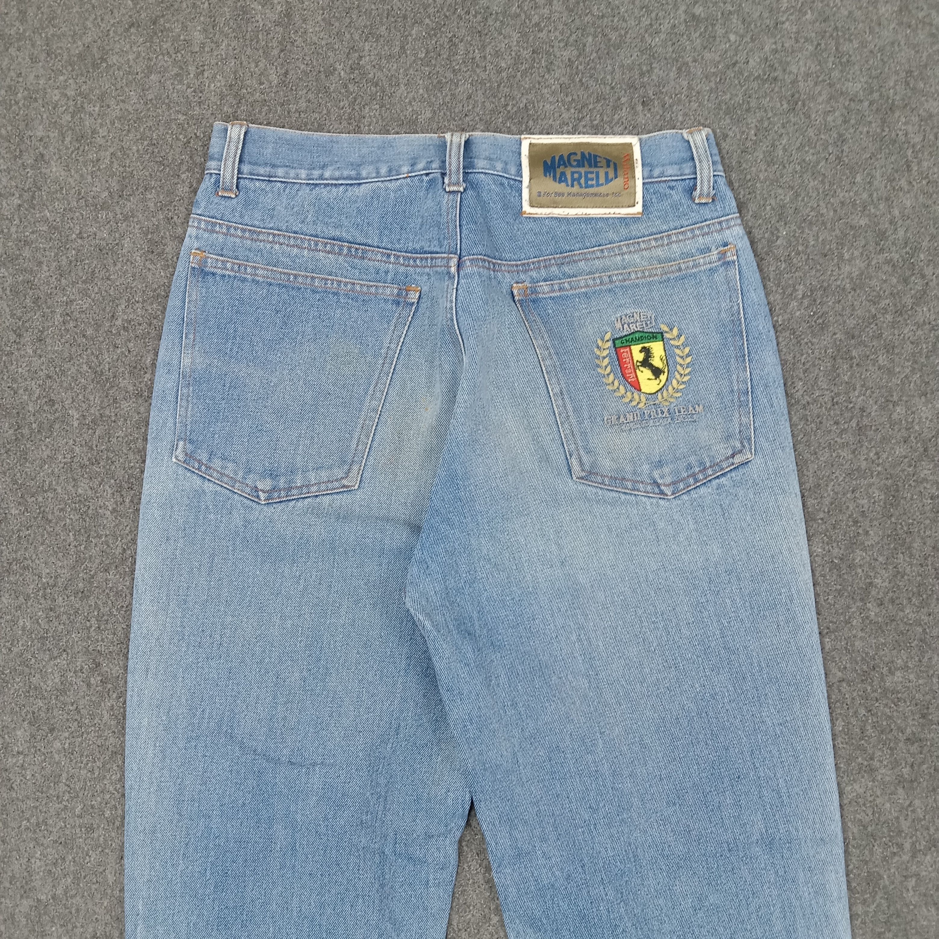 Ferrari Ferrari Magneti Marelli Formula One Denim Jeans c235n24 Size US 29 - 2 Thumbnail