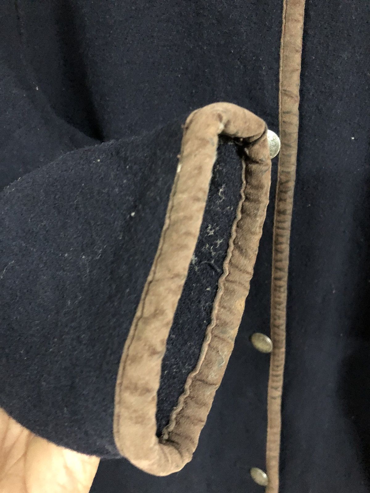 Vintage × Woolrich Woolen Mills Vintage 80’s Woolrich Wool Long Jacket Size XL / US 12-14 / IT 48-50 - 7 Thumbnail