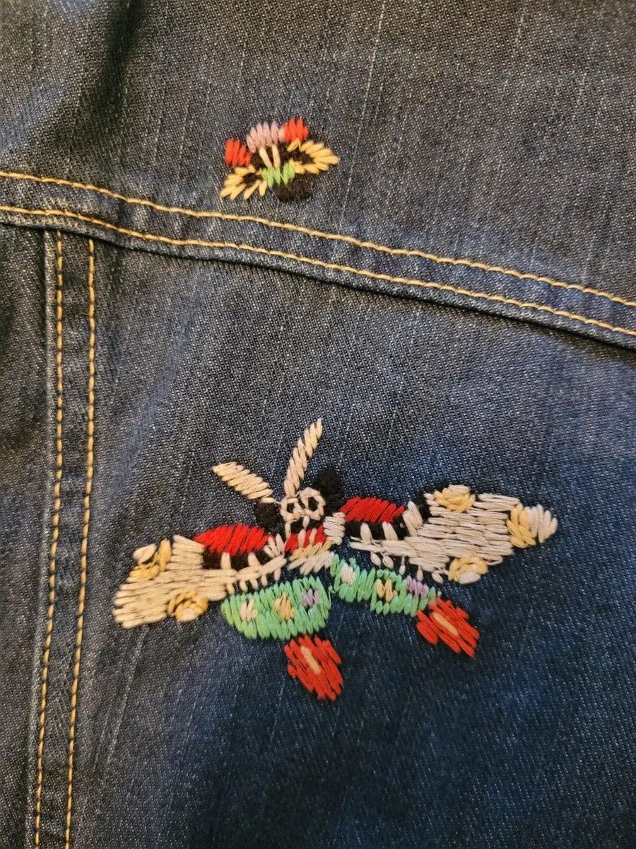 Kapital Kapital Smiley Denim Jacket AW15 Size US M / EU 48-50 / 2 - 6 Thumbnail