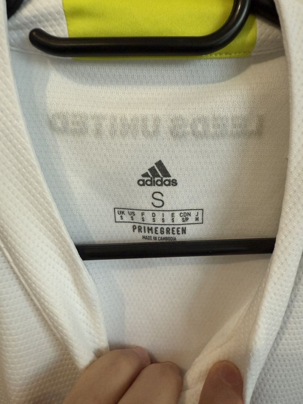 Adidas Leeds United Adidas Home Jersey White 2021/2022 Size US S / EU 44-46 / 1 - 3 Thumbnail