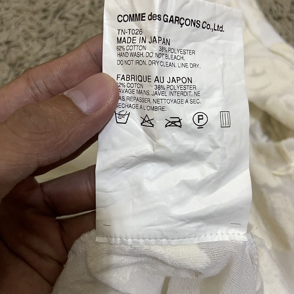 Tricot Comme des Garcons Comme des Garcons Tricot Flower Design Mesh Long Sleeve Tops Size M / US 6-8 / IT 42-44 - 14 Thumbnail
