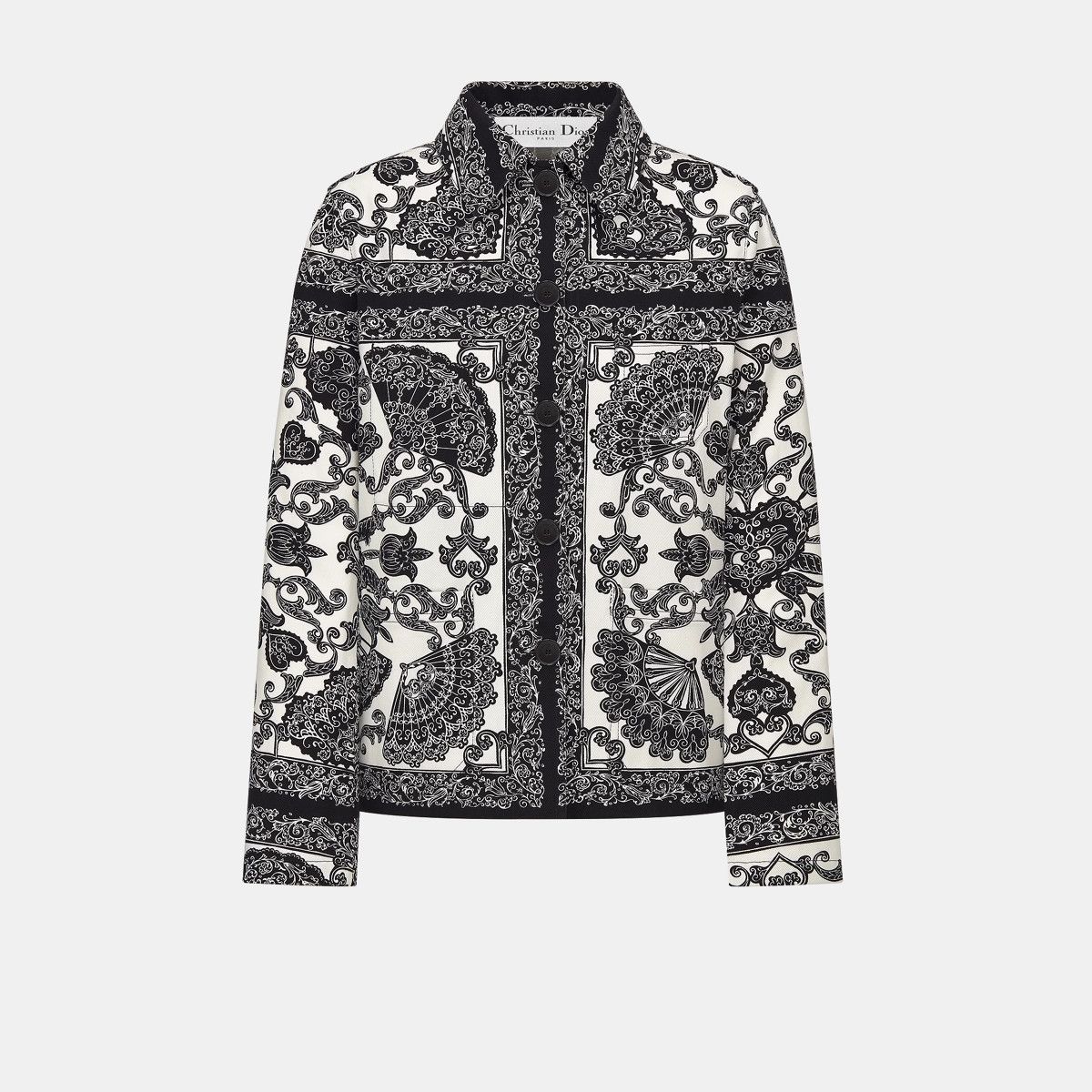 o1bcso1str0524 Jacket in Black & White