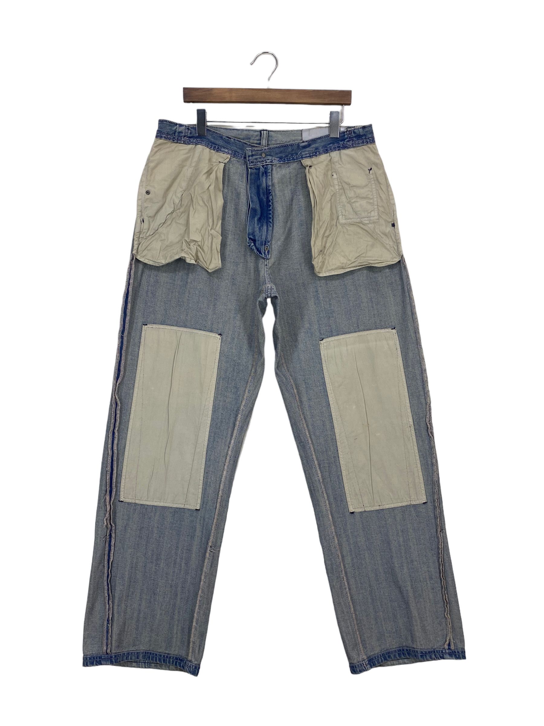Sean John Sean John Jeans Knee Patch Jeans Hip Hop Skateboard Pants Size US 37 - 5 Thumbnail