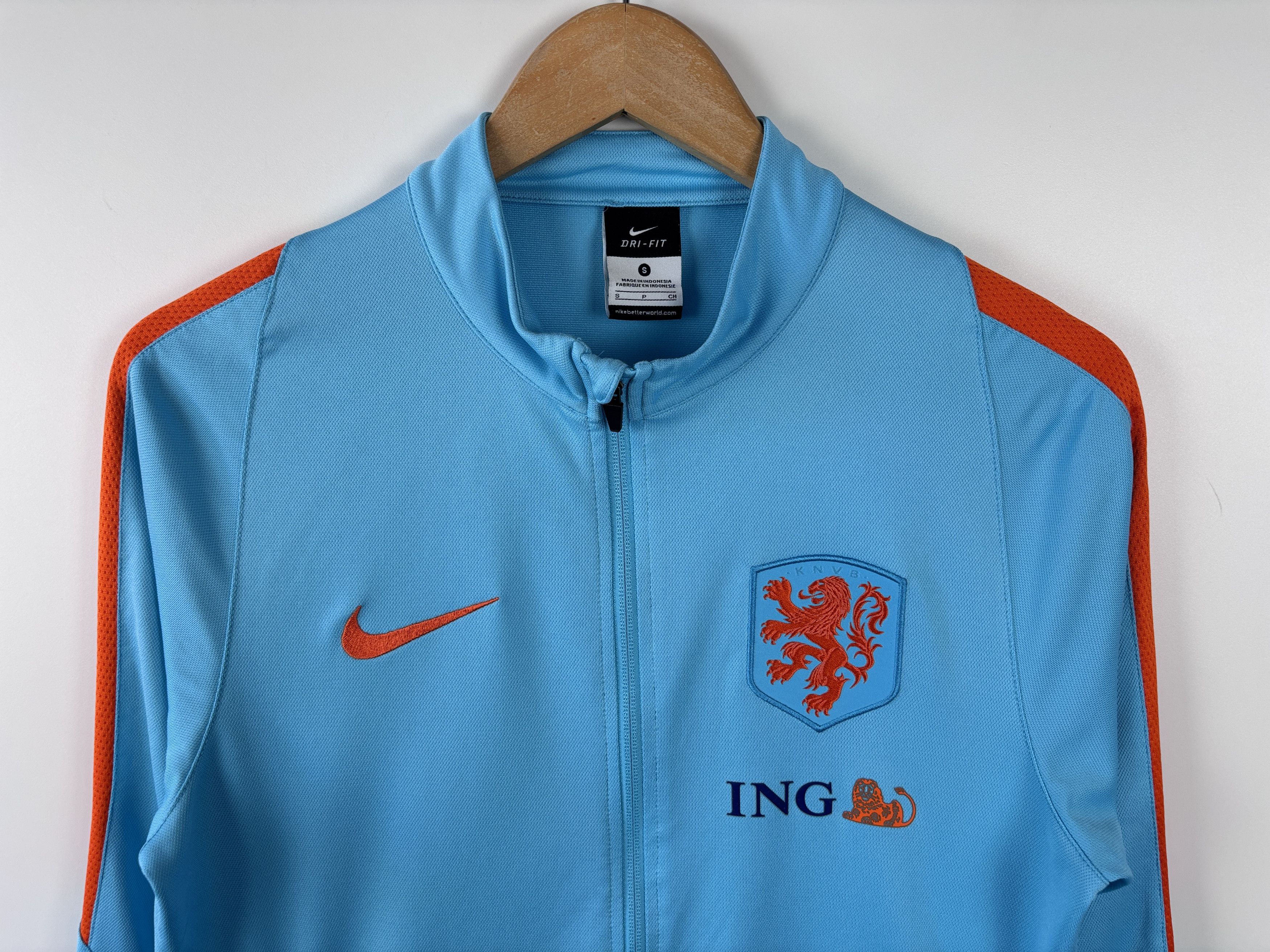 Nike Nike Netherlands 2016-17 Training Jacket Holland Blue Size S Size US S / EU 44-46 / 1 - 2 Thumbnail