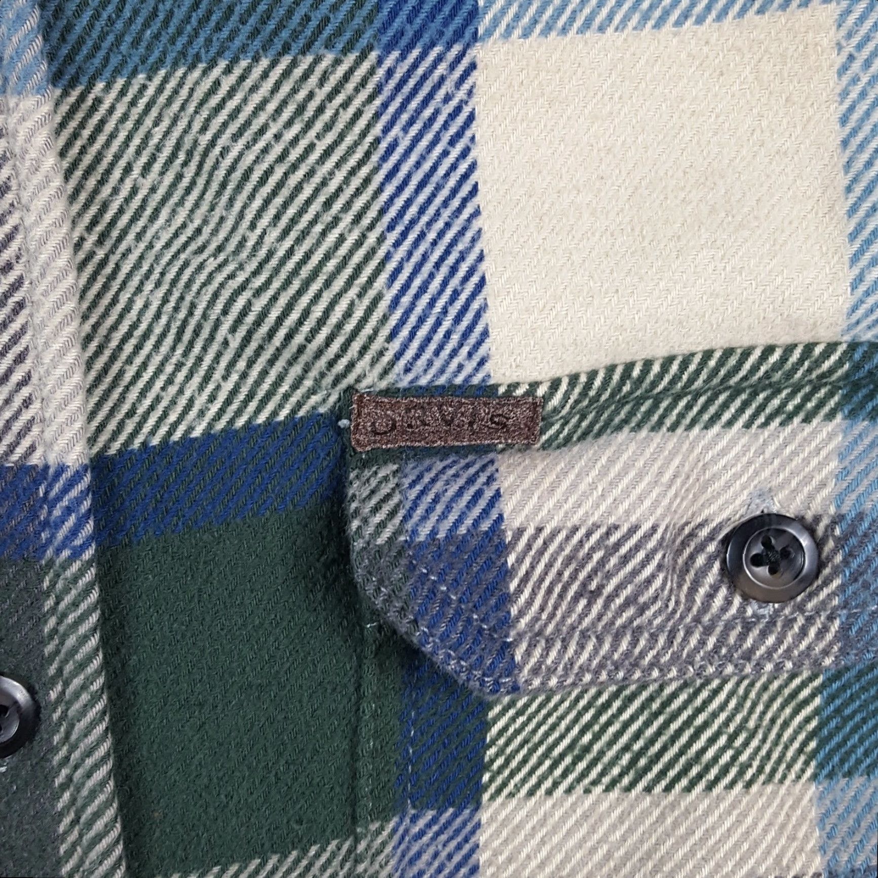 Orvis VINTAGE Orvis Button-Up Shirt Plaid Flannel Green XL Mens Casual 90s Retro Workwear Pockets Size US XL / EU 56 / 4 - 3 Thumbnail