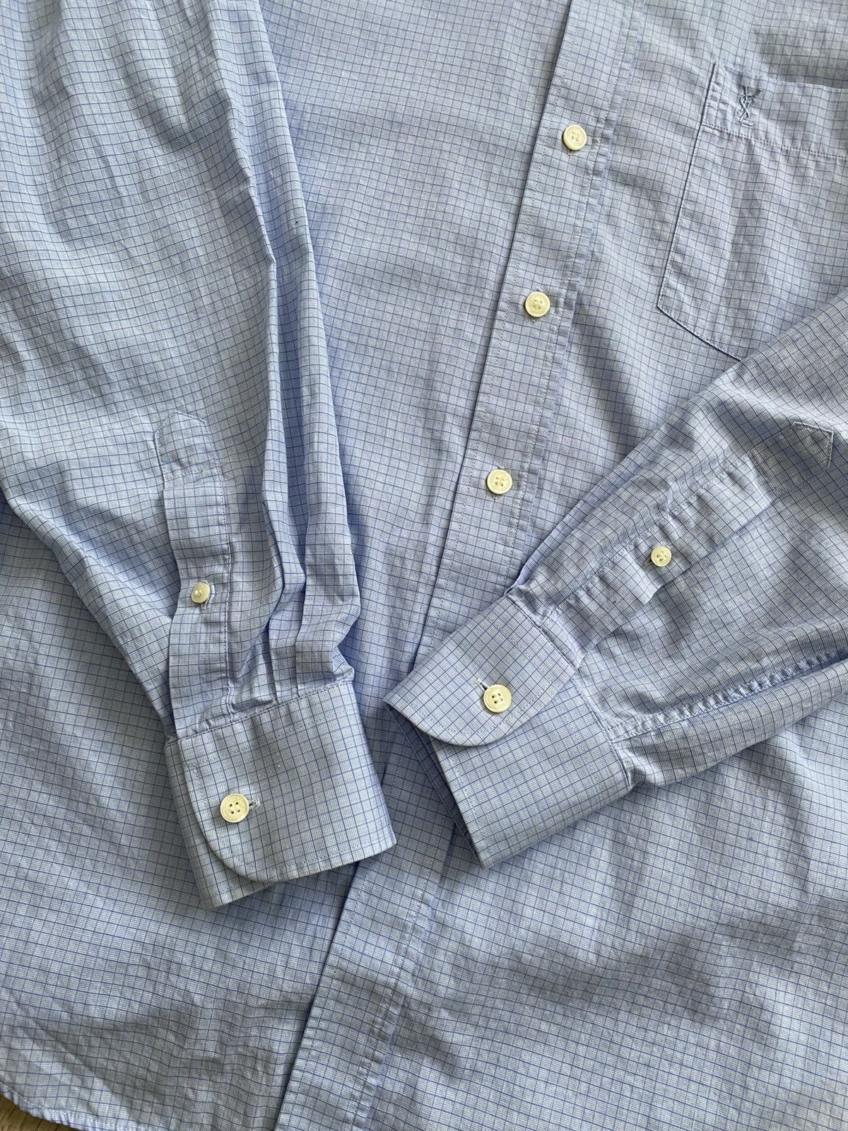 Vintage × Yves Saint Laurent Vintage Yves Saint Laurent Shirt Y2K Style Size US M / EU 48-50 / 2 - 8 Thumbnail