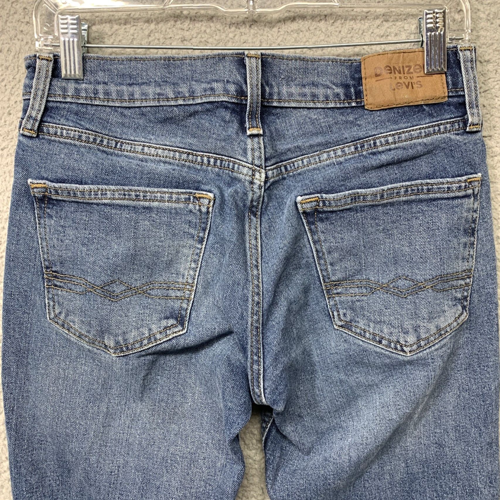 Levi's DENIZEN from Levi's Jeans Slim Fit Blue Denim 28x29 Straight 5-Pocket Men Size US 28 / EU 44 - 5 Thumbnail