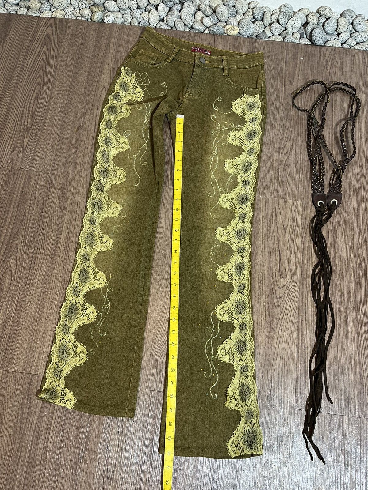 Cowboy Equipment 00’s World bazaar brocade pattern with leather strap Size 26" / US 2 / IT 38 - 11 Thumbnail