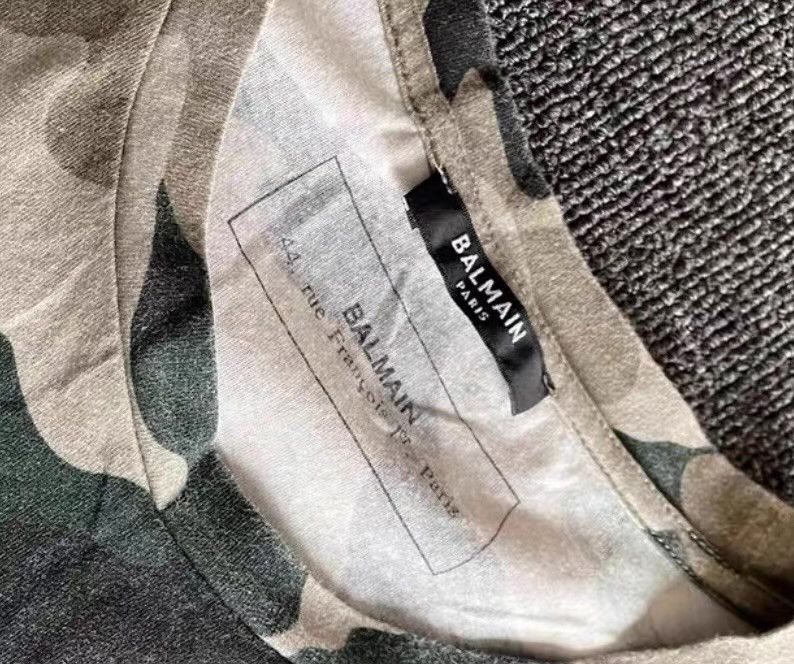 Balmain Balmain camouflage short-sleeve T-shirt, Size US XL / EU 56 / 4 - 5 Thumbnail