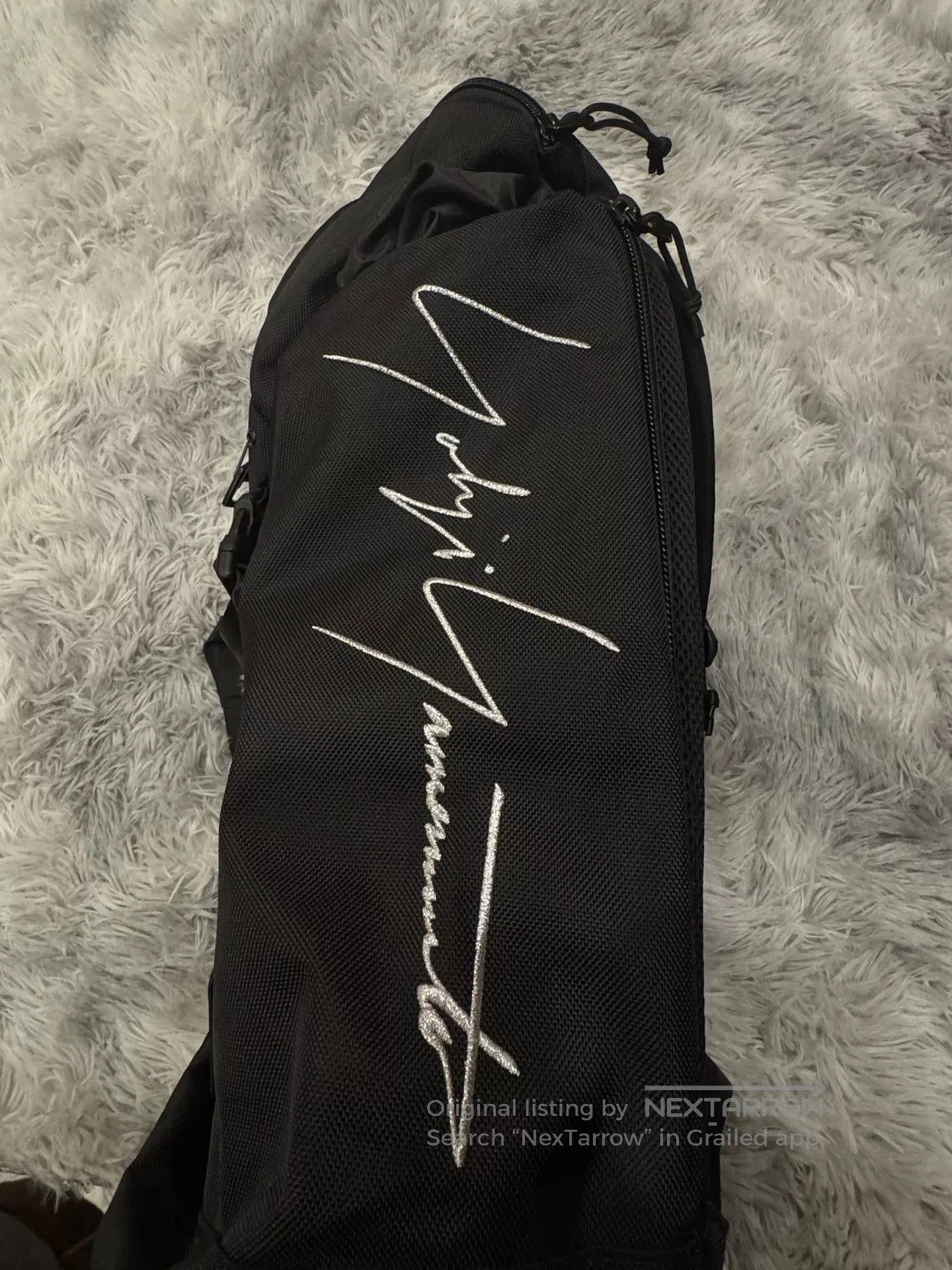 Yohji Yamamoto Yohji Yamamoto x New Era Embroidered Backpack. Size ONE SIZE - 2 Thumbnail