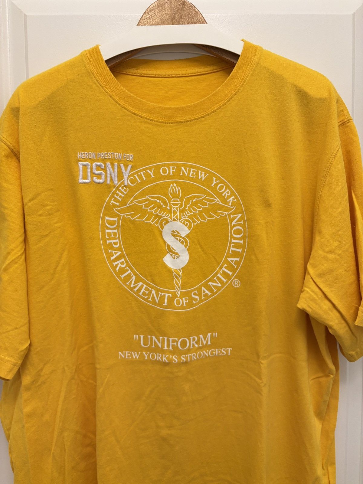 Heron Preston DSNY Uniform short sleeve tshirt Size US L / EU 52-54 / 3 - 2 Thumbnail