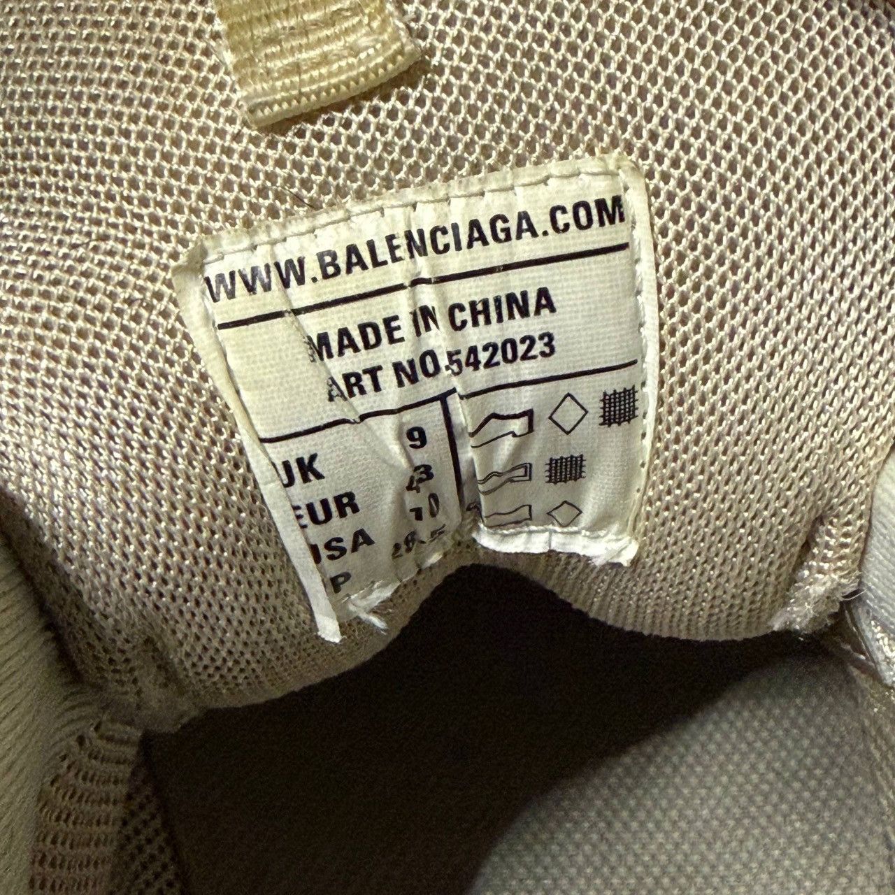 Balenciaga Balenciaga track 1 creamy white sneakers 43 US 10 Size US 10 / EU 43 - 7 Thumbnail
