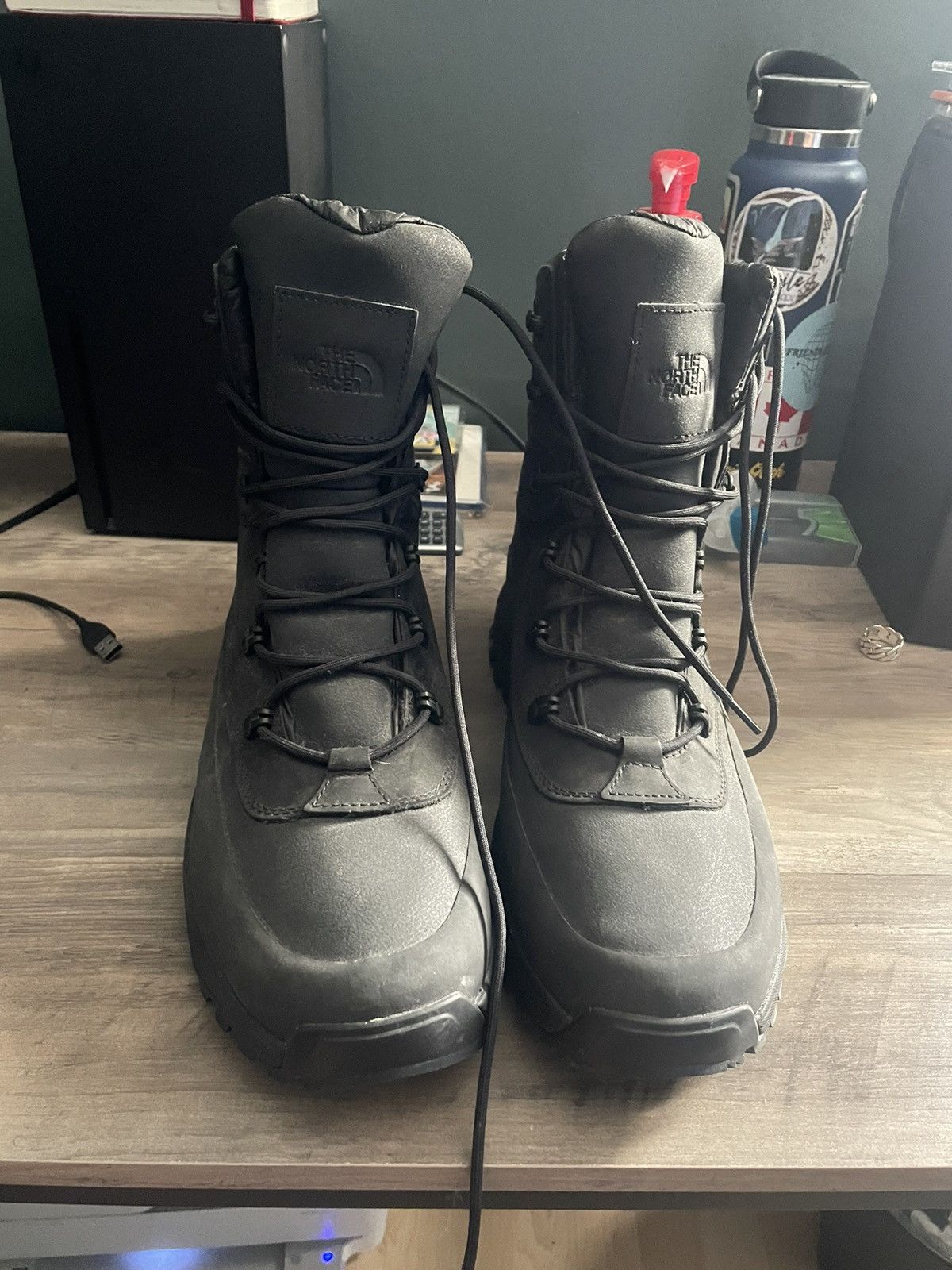 image of The North Face North Face Winter Boots Thermoball Eco in Black, Men's (Size 12.5)
