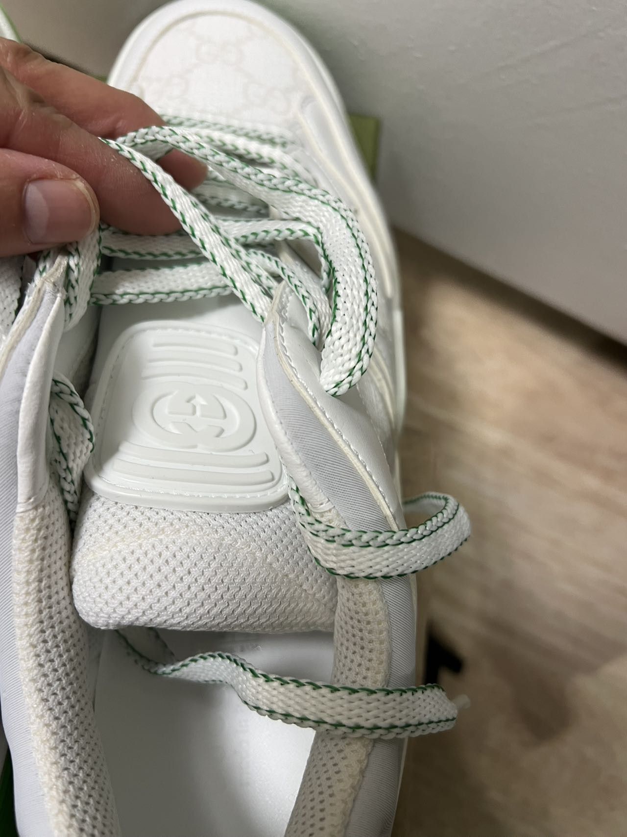 Gucci Gucci Demetra GG Low White (Women's) Size US 11.5 / IT 41.5 - 8 Thumbnail