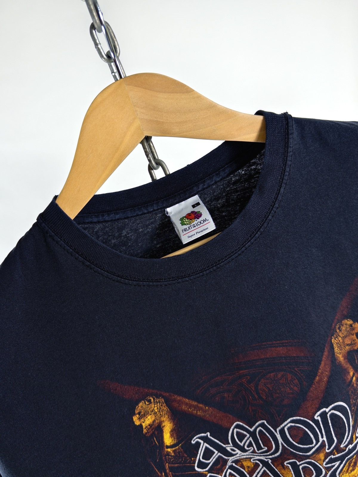 Band Tees 00s Vintage Amon Amarth Faded Rock Tee T-Shirt Size US L / EU 52-54 / 3 - 5 Thumbnail