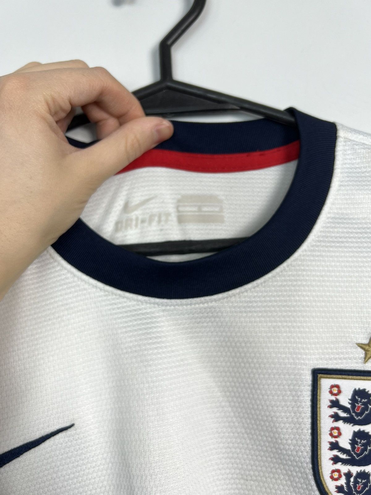 Nike Nike England 150 Years Soccer Jersey Size US L / EU 52-54 / 3 - 3 Thumbnail