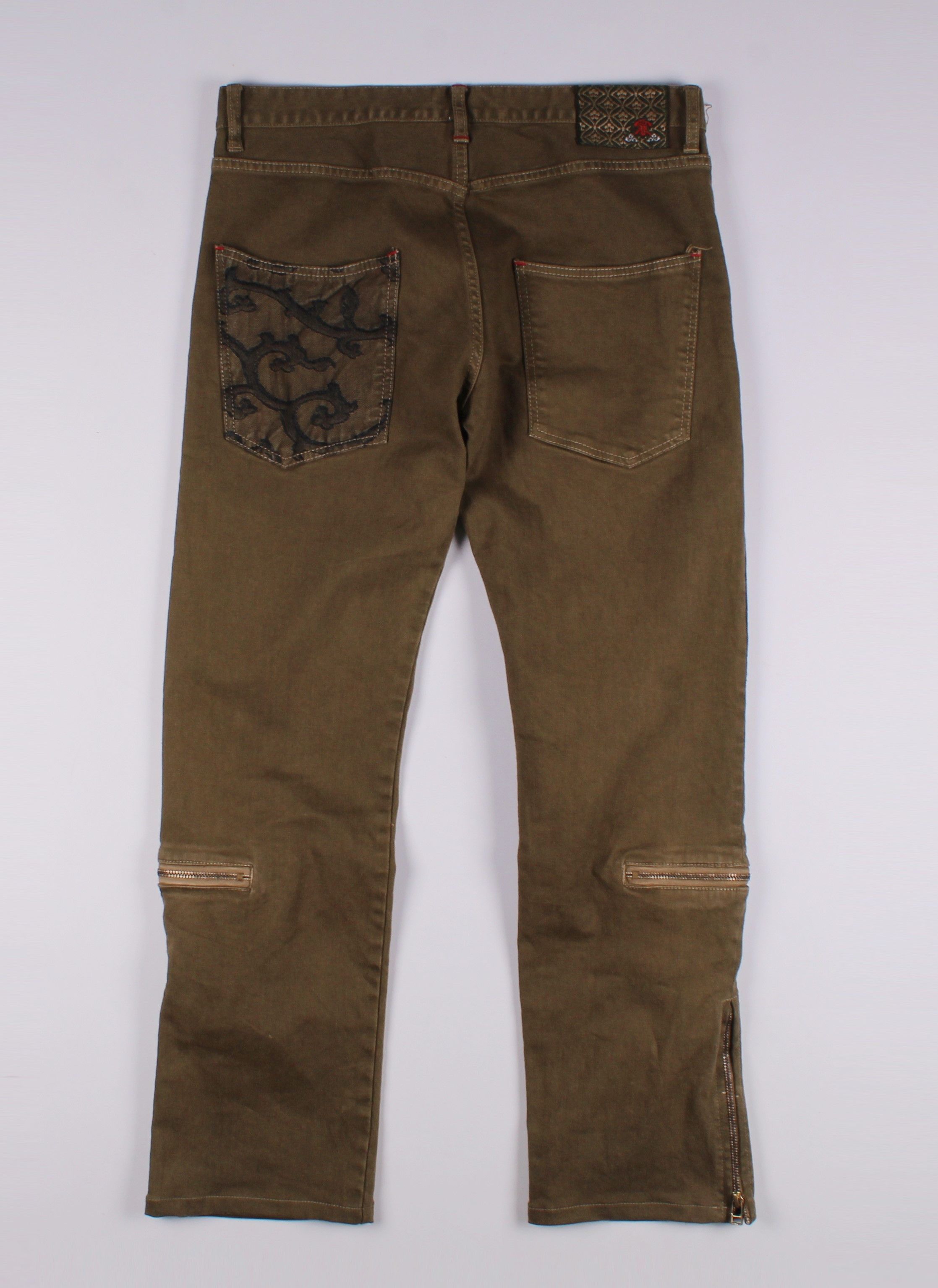 Designer × Japanese Brand × KURO Vintage Kura Japanese Double Knee Denim Jeans Size US 32 / EU 48 - 9 Thumbnail
