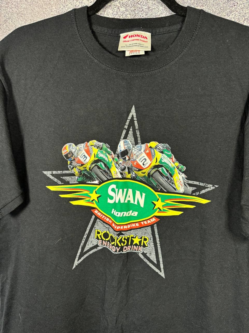 Vintage Vintage 2003 SWAN Honda Motorcycle T-Shirt Men's Large Size US L / EU 52-54 / 3 - 5 Thumbnail