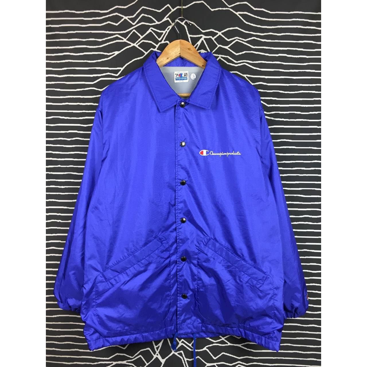 Champion × Vintage Vtg 90s Champion Product Mini Logo Windbreaker Coach Jacket Size US L / EU 52-54 / 3 - 1 Thumbnail