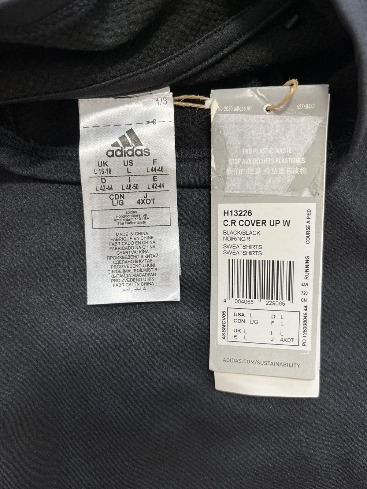 Adidas Adidas Cold.Rdy Cover Up Women Black Size Large Running Size L / US 10 / IT 46 - 7 Thumbnail
