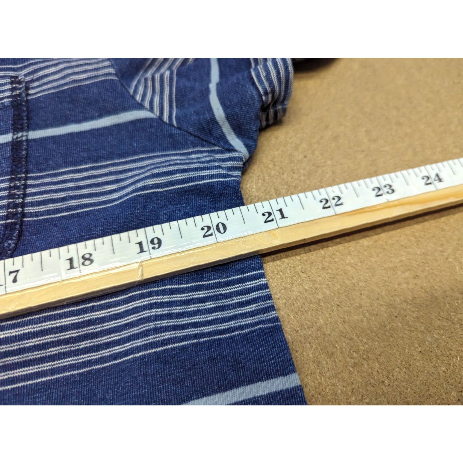 Emmett EMMETT Well Made Striped Shirt Mens Size M Blue White Front Pocket Tee Size US M / EU 48-50 / 2 - 4 Thumbnail