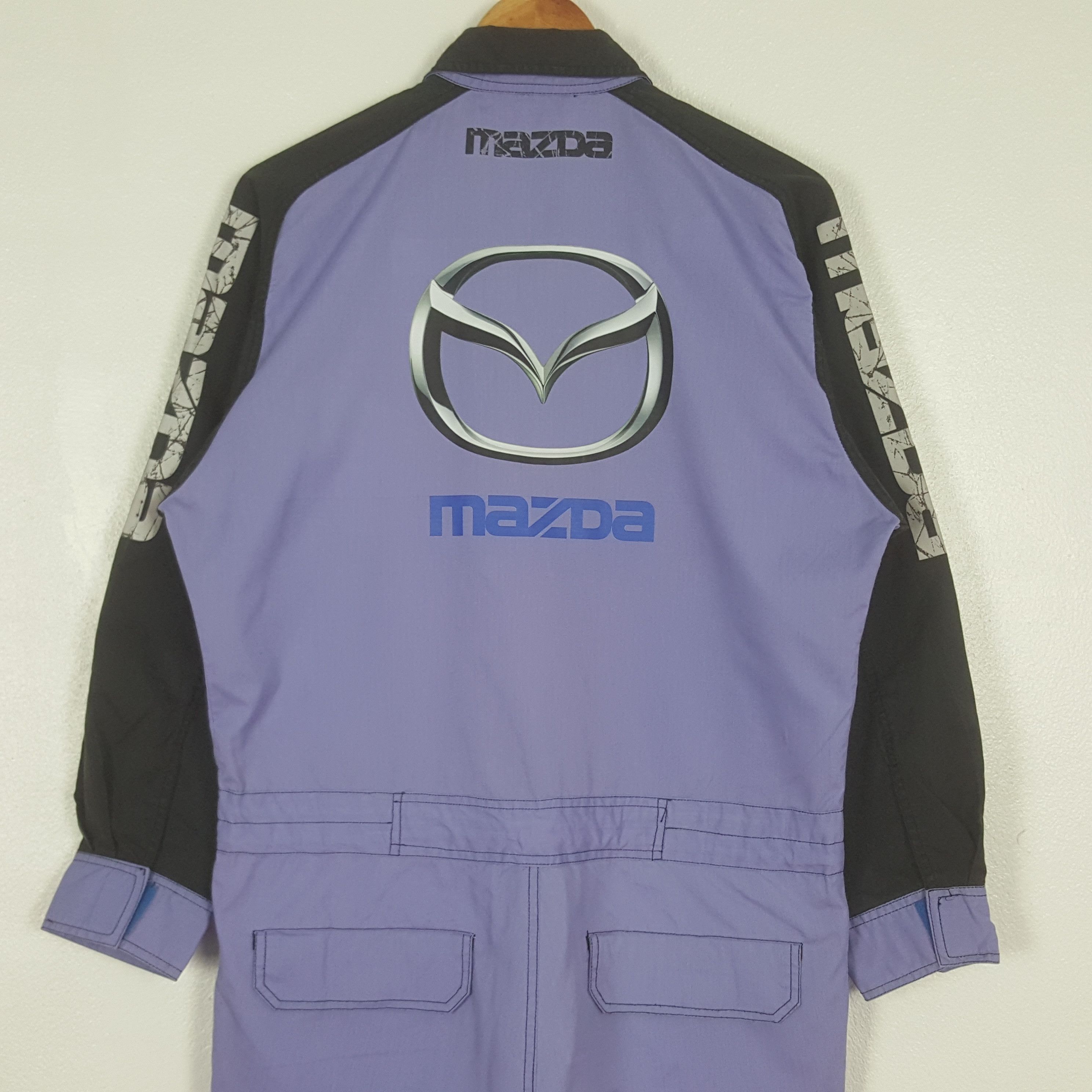 Japanese Brand Vintage Mazda Racing Team Custom Art Coverall Jacket C309N10 Size US M / EU 48-50 / 2 - 2 Thumbnail