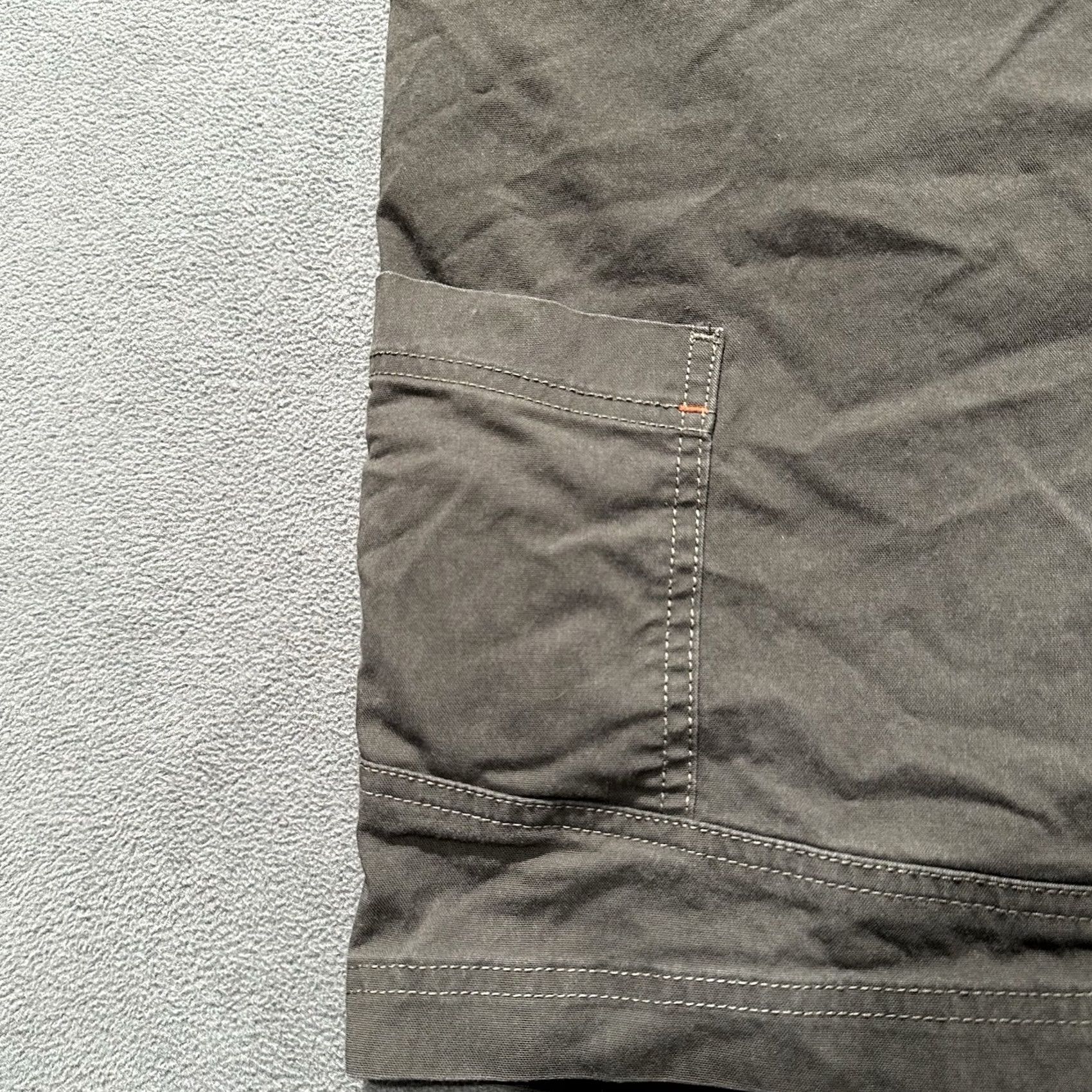 Vintage L.L. Bean Cresta Hiking Shorts Men 34 Brown Cargo Pockets 9" Inseam Canvas Cotton Nylon Outdoor Cargo Pocket Size US 32 / EU 48 - 7 Thumbnail