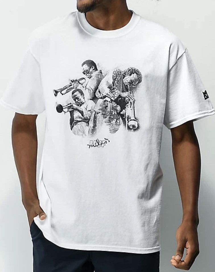 Huf HUF x Miles Davis "Directions" White Tee Size US M / EU 48-50 / 2 - 12 Thumbnail