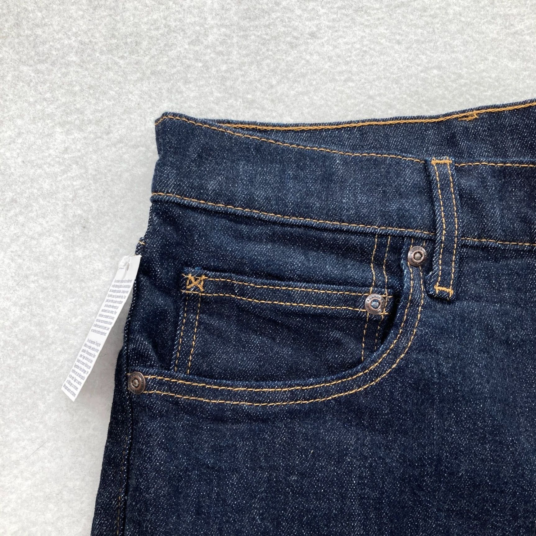 Lands' End Lands' End Square Rigger Jeans Mens 50 Traditional Fit Denim Blue Pants Jeans Wide 5-Pocket Stretch Regular 50 Tall Mens Size US 34 / EU 50 - 3 Thumbnail