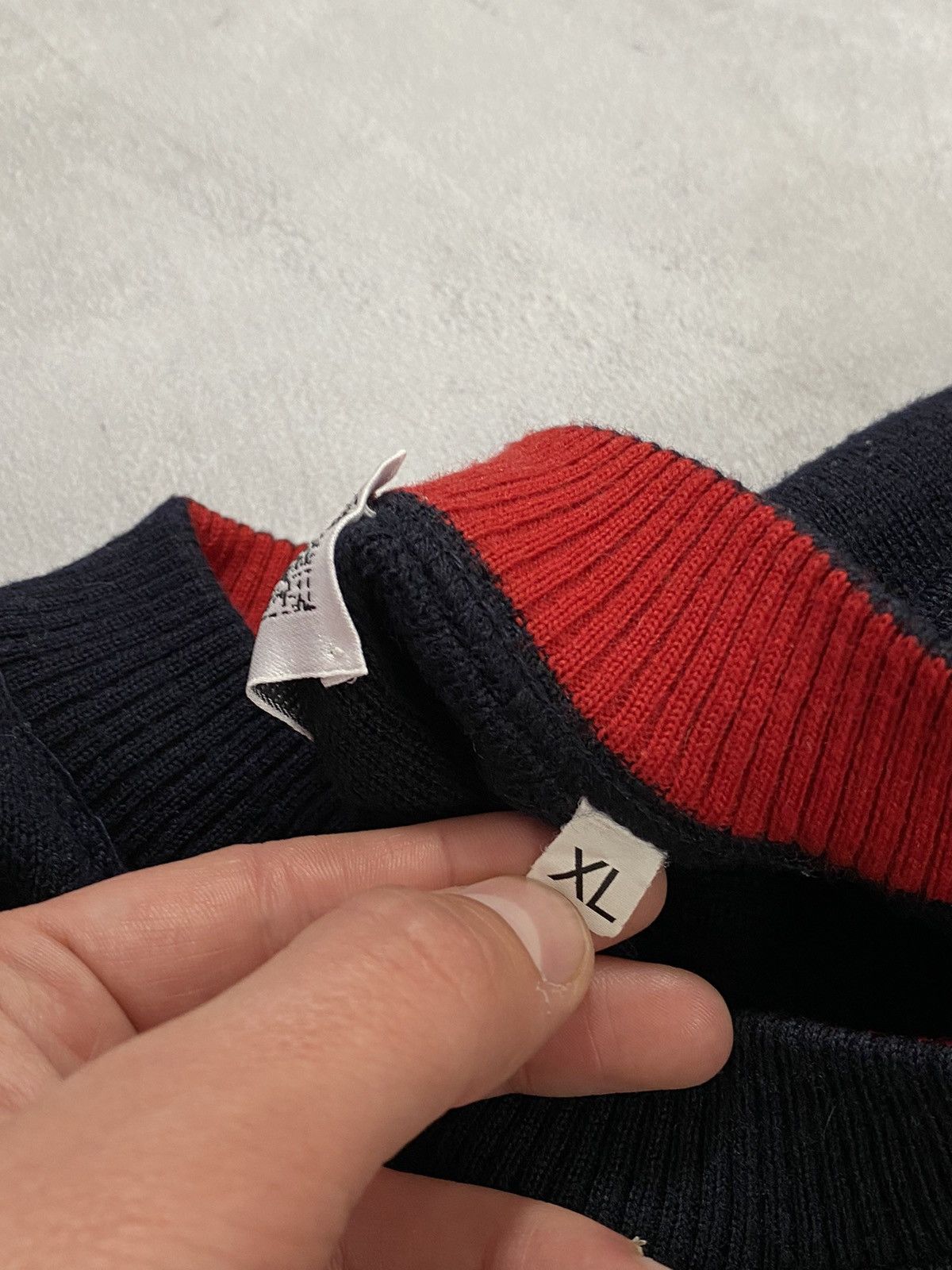 Vintage 🌚 Vintage Knit Sweater Rialto Style Fit Atlantic Blue Size US XL / EU 56 / 4 - 5 Thumbnail